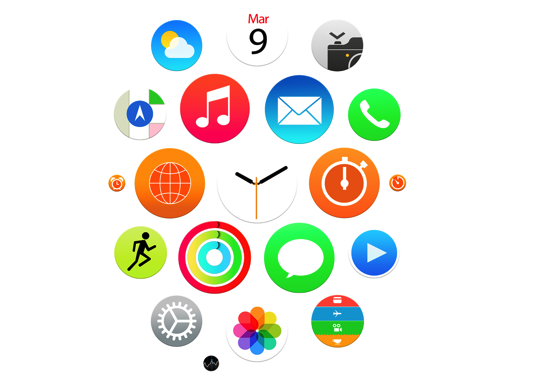 一足早くapple Watch気分を堪能できる Iphone Ipad Mac用の壁紙 ソフトアンテナブログ