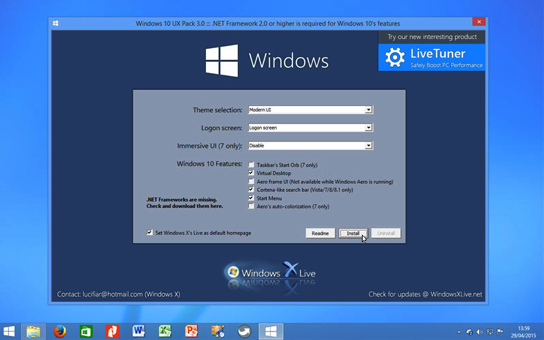 Windows 10風テーマパック Windows 10 Transformation Ux Pack 3 0 がリリースされる ソフトアンテナブログ