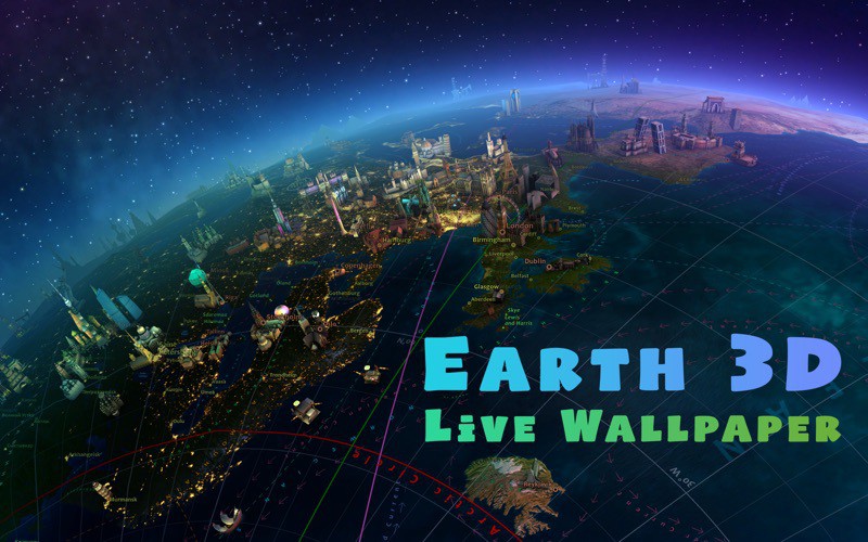 3d地球儀をデスクトップに表示できる Earth 3d が120円になった本日