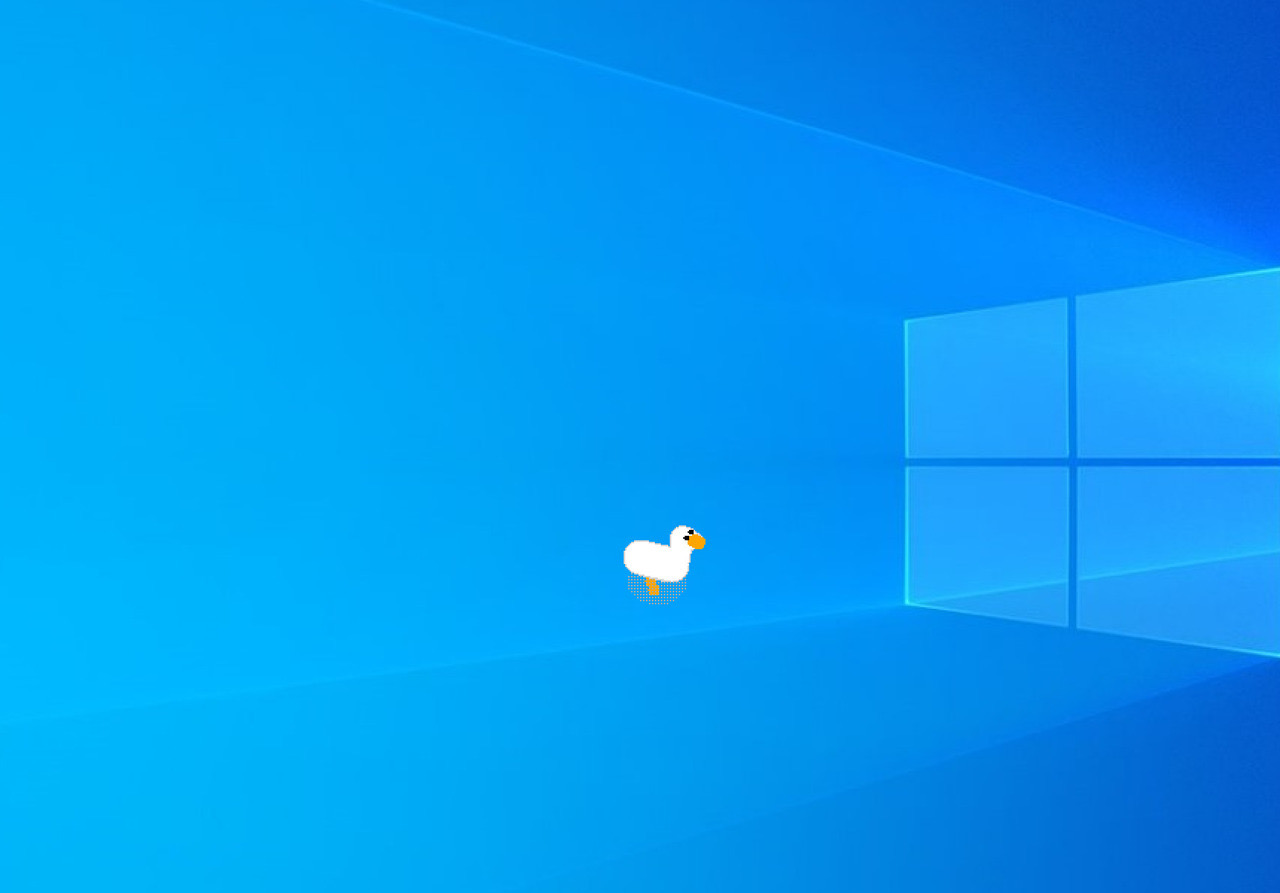 Desktop Goose かわいいガチョウがデスクトップで暴れまくるジョークソフト ソフトアンテナブログ